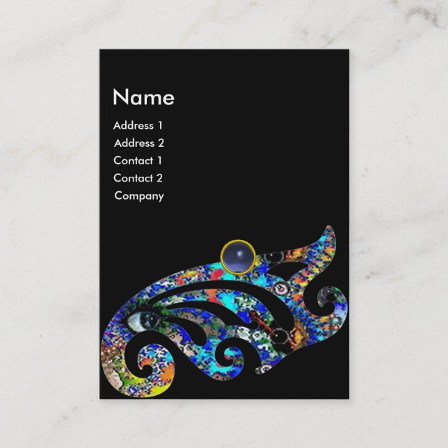 EPHEMERAL TOPAZ Beauty ,Salon, Spa, Makeup Artist Business Card (Front)