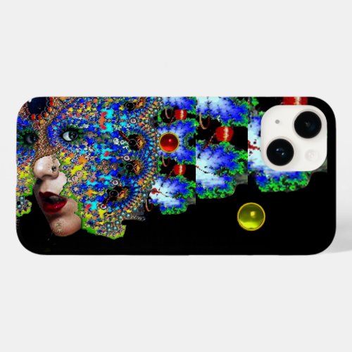 EPHEMERAL WOMAN WITH COLORFUL FRACTAL MASK  Case_Mate iPhone 14 CASE