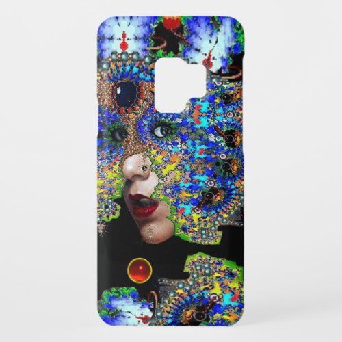 EPHEMERAL WOMAN WITH COLORFUL FRACTAL MASK Case_Mate SAMSUNG GALAXY S9 CASE