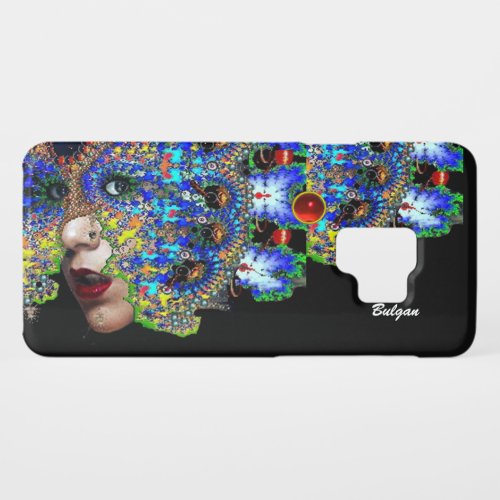 EPHEMERAL WOMAN WITH COLORFUL FRACTAL MASK Ruby Case_Mate Samsung Galaxy S9 Case