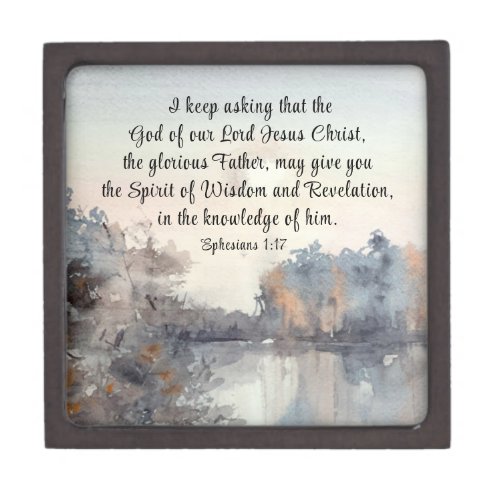 Ephesians 117 Spirit of Wisdom and Revelation Gift Box