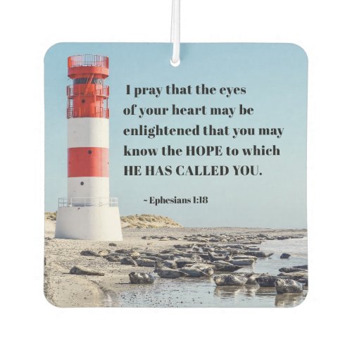 Ephesians 118 I Pray you may know the HOPE Air Freshener