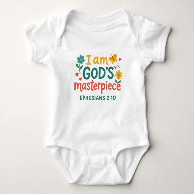 Ephesians 2:10 Baby Bodysuit (Front)