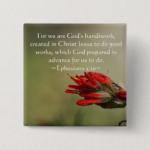 Ephesians 2:10 button