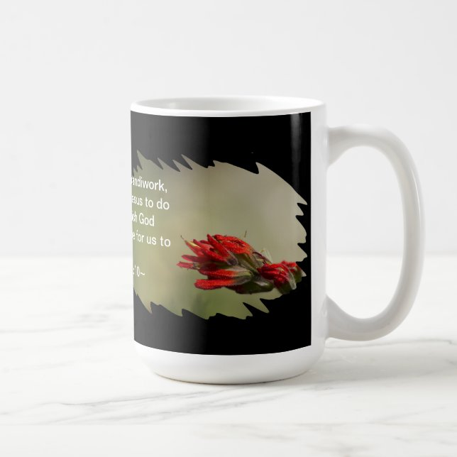 Ephesians 2:10 coffee mug (Right)