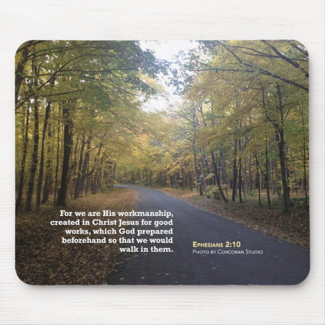 Ephesians 2:10 mouse pad (Front)