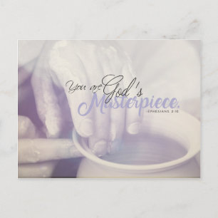 Ephesians 2:10 - You are God's masterpiece Postcard