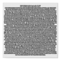 Ephesians 2:1-22 KJV Bible Typography