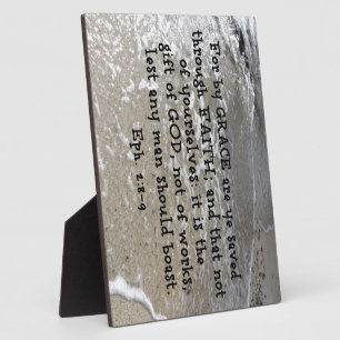 Ephesians 2:8-9 For by grace are ye saved through Plaque