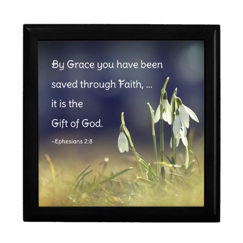 Ephesians 28 By Grace You Have Been Saved Bible Gift Box