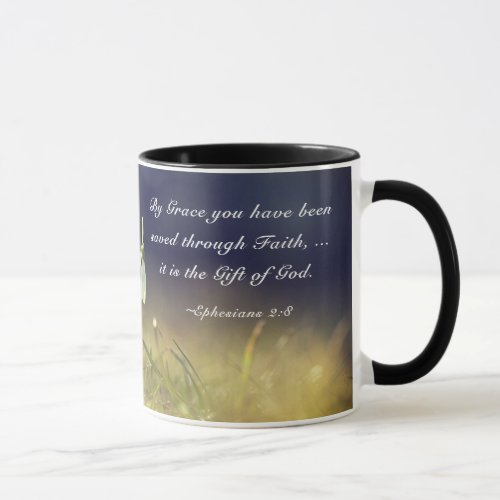 Ephesians 28 By Grace You Have Been Saved Bible Mug