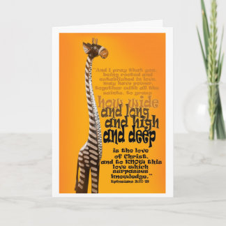 Ephesians 3:17-19 card