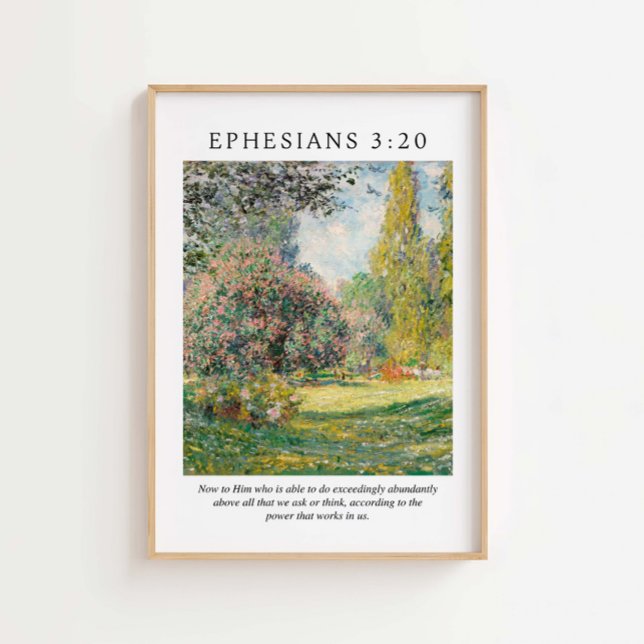 Ephesians 3:20 Bible Verse  Poster (Creator Uploaded)