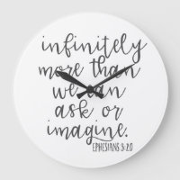 Ephesians 3:20 Infinitely More Bible Scripture Art