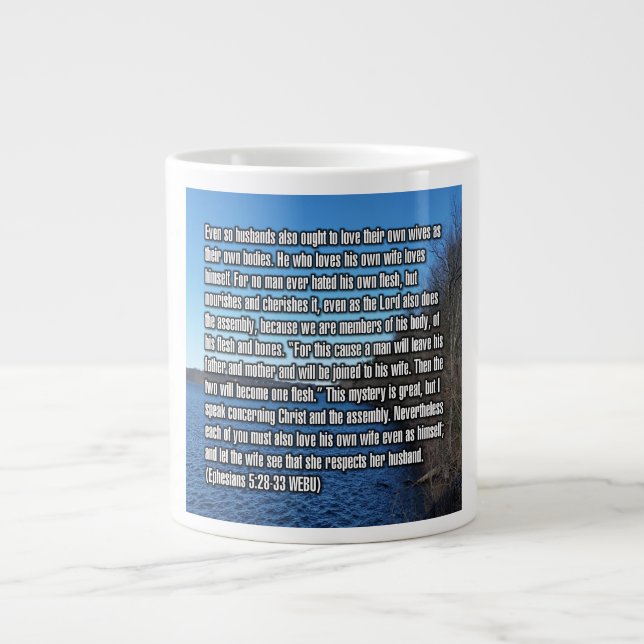 Ephesians 5:28-33 WEBU Mug (Front)