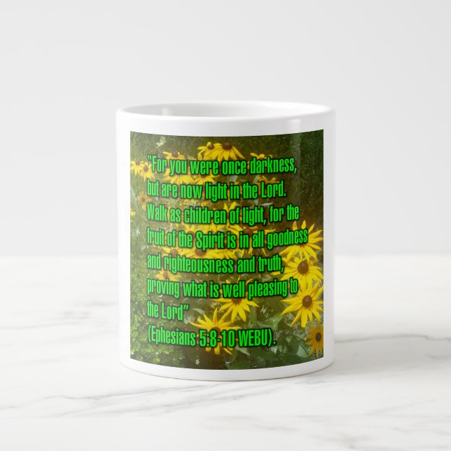 Ephesians 5:8-10 WEBU Mug (Front)