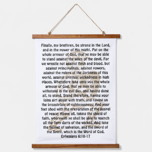 Ephesians 6:10-17 hanging tapestry