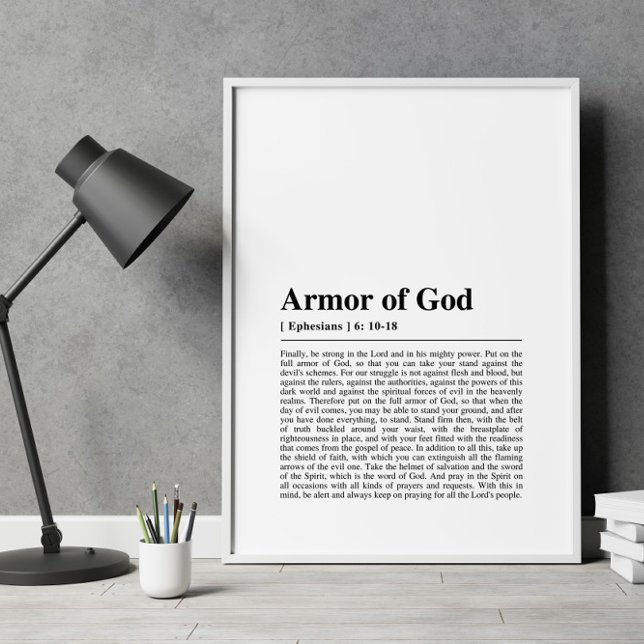 Ephesians 6:10-18 Armor of God Poster (Creator Uploaded)