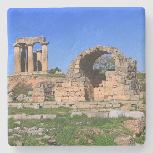 Ephesus Ruins in Turkey Square Coaster