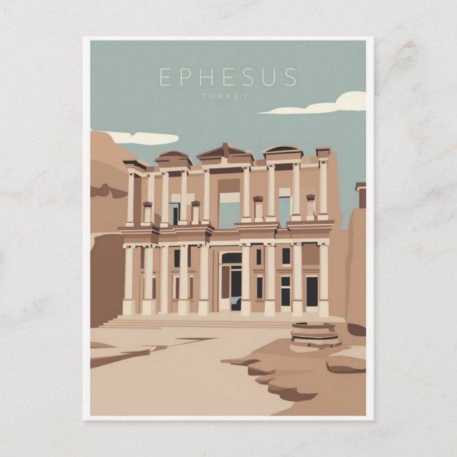 Ephesus, Turkey.  Postcard (Front)