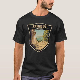 Ephesus Turkey Travel Art Vintage T-Shirt