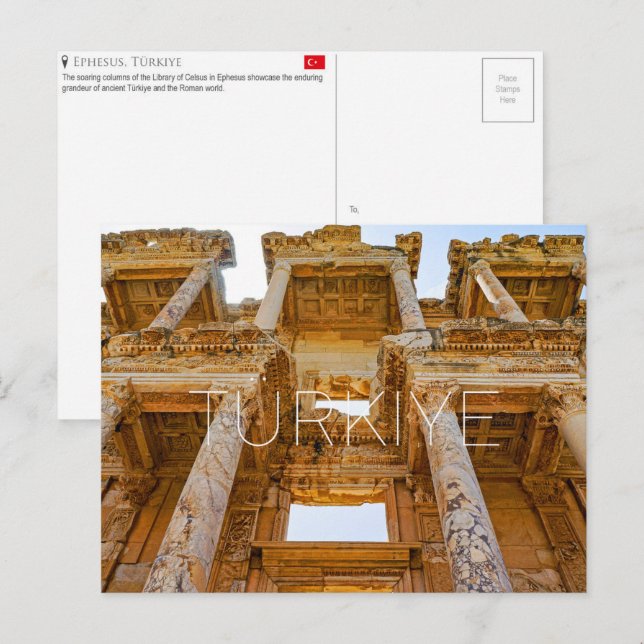 Ephesus, Türkiye Travel Postcard (Front/Back)