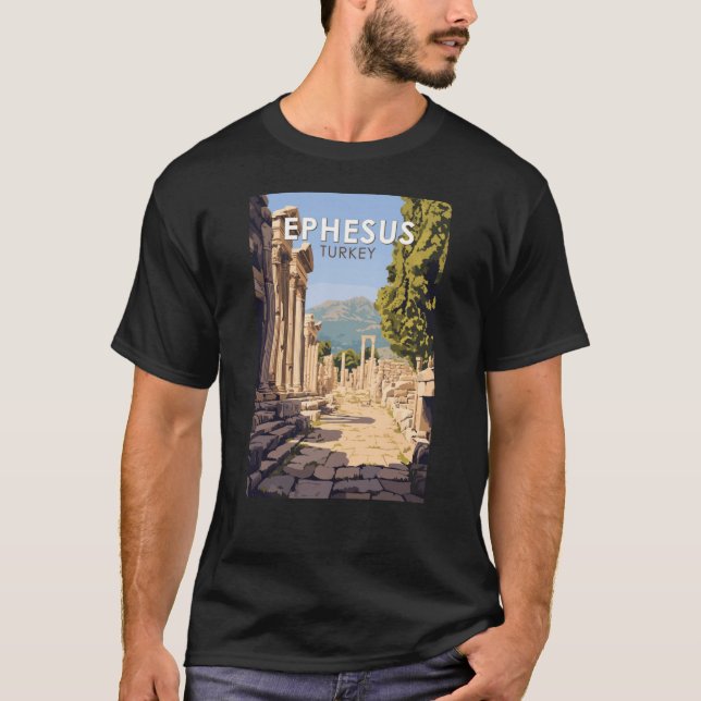 Ephesusurkeyravel Art Vintage family T-Shirt (Front)