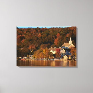 Ephraim, Wisconsin at Sunset Canvas Gallery Wrap Print