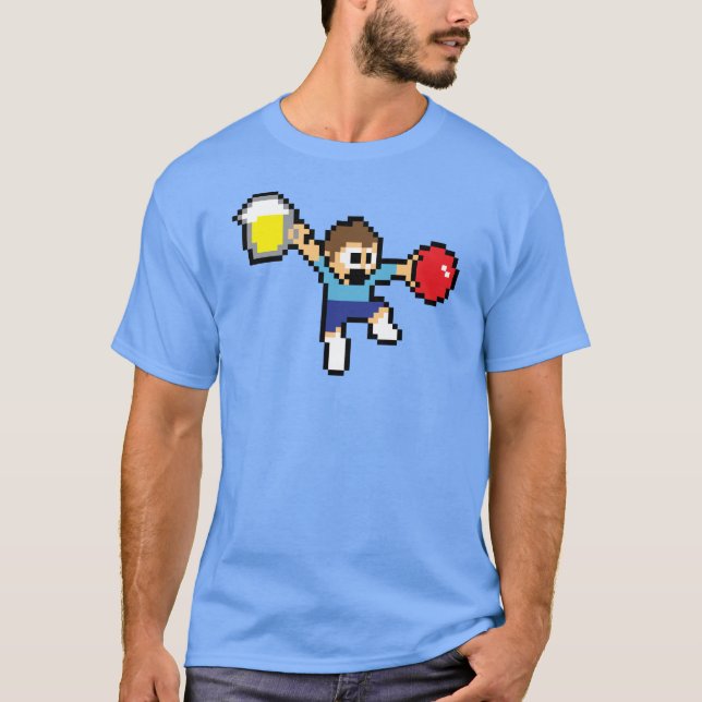 Epic 8-Bit Social Dodgeball T-Shirt (Front)