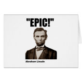 Epic Abraham Lincoln (Front Horizontal)