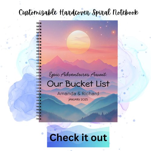 Epic Adventures Bucket List Journal