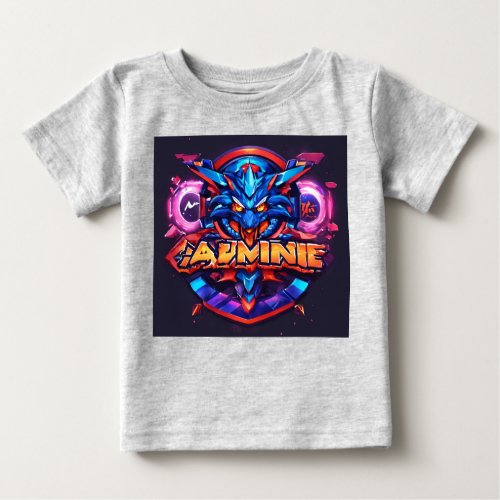 Epic Anime Gaming Logo for YouTube Channel Baby T_Shirt