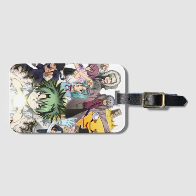 Epic Anime Heroes Battle Squad Notebook Luggage Tag (Front Horizontal)