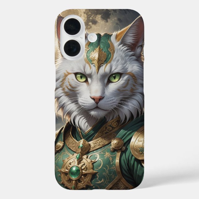 Epic Armored Cat Warrior Case-Mate iPhone Case (Back)