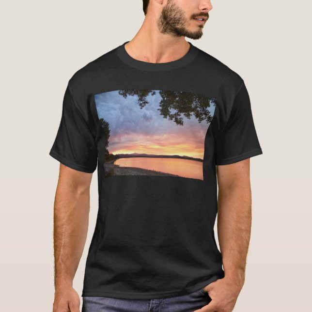 Epic August Colorado Sunset T-Shirt (Front)