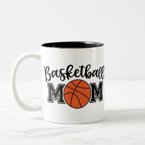 Epic Basketball Mom Two_Tone Coffee Mug