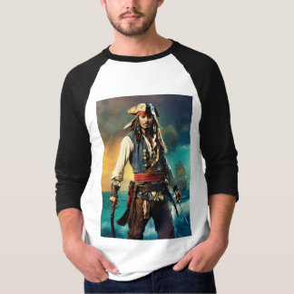 "Epic Battle Ink: Jack Sparrow vs Davy Jones Tatto T-Shirt
