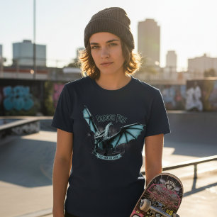 Epic Blue Dragon - Rise From The Ashes Fantasy T-Shirt