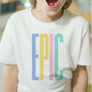 EPIC - Boys T-Shirt with color Text   DP7Art
