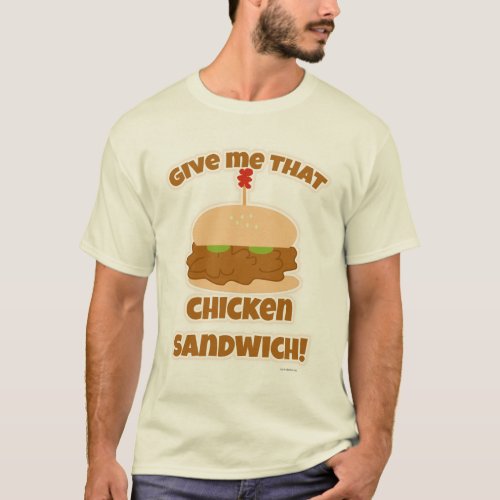 Epic Chicken Sandwich Love Slogan T_Shirt