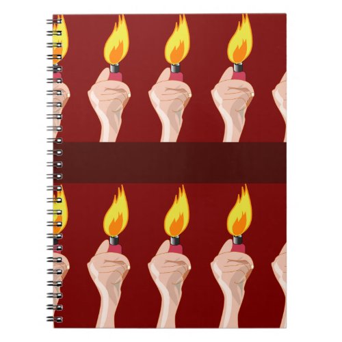 Epic Concert Lighters Music Pattern Fun Time Notebook