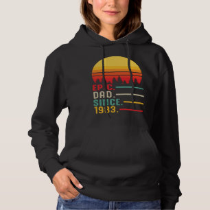 Epic Dad Since 1983 Happy Fathers Day Hoodie