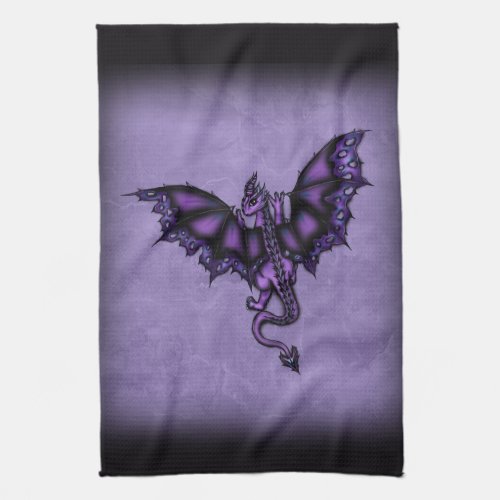 epic dragon purple towel