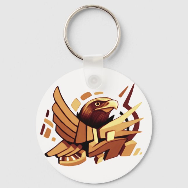 Epic Eagle Design #7 Keychain (Front)
