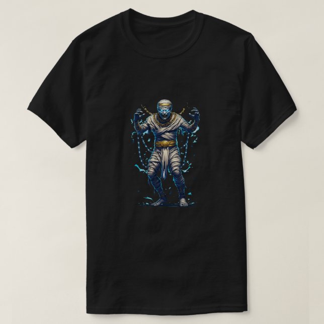 Epic Egyptian Mummy T-Shirt – Pharaoh Undead Ancie (Design Front)