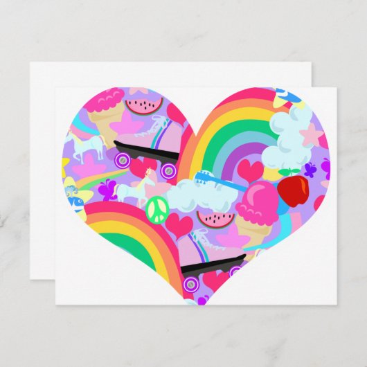 Epic Eighties Explosion Heart (Front/Back)