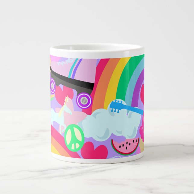 Epic Eighties Explosion Large Coffee Mug (Front)