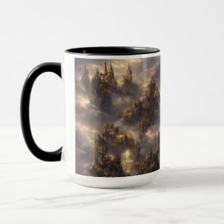 Epic eldin ring movie landscape cyberpunk mug