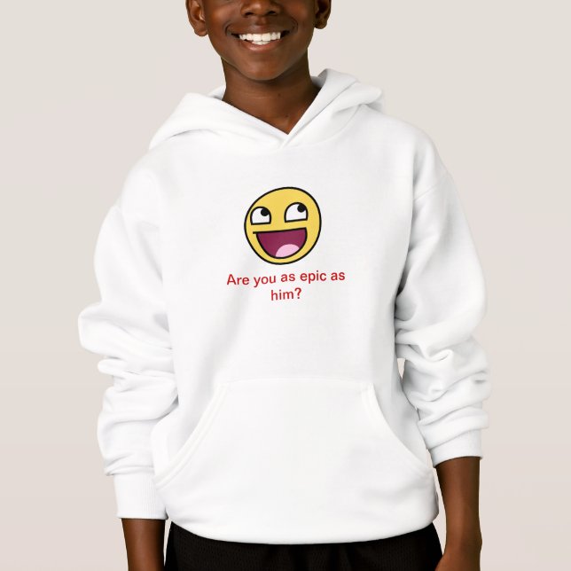epic face hoodie (Front)