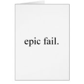 epic fail. (Front)